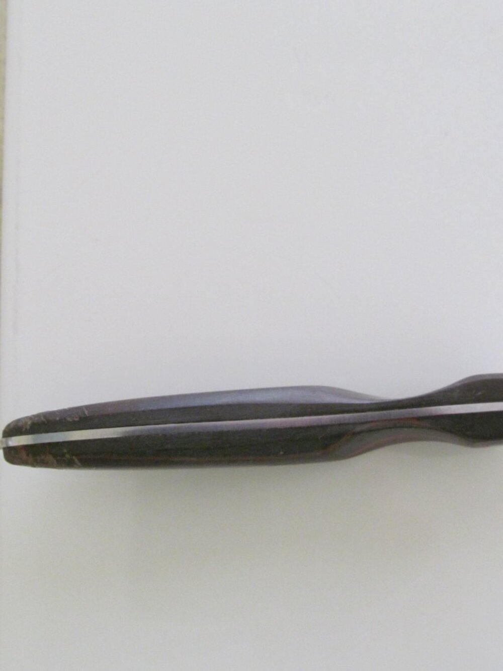 Cutco Vintage 2 ¼” Serrated Blade Paring Knife #1020 Brown Swirl Handle - Picture 6 of 9